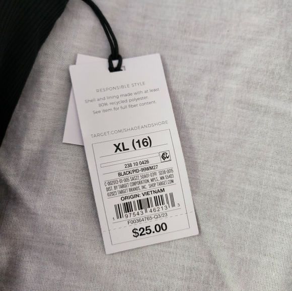 Size xl 16 sun and shade one peice bathing suit nwt - Picture 5 of 6